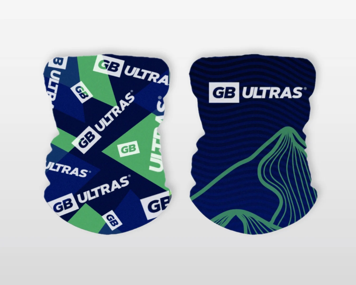 GB Ultras branded neck buff designs